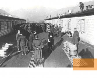 Image: Markt Pongau, undated, Main road in the prisoner of war camp »Markt Pongau«, Archiv Mooslechner/Stadler