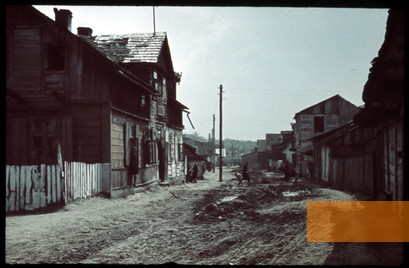 Image: Izbica, 1941, Street in the Izbica ghetto, Deutsches Historisches Museum, Max Kirnberger