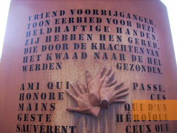 Image: Boortmeerbeek, 2005, The 2005 monument, Commemoration Transport XX