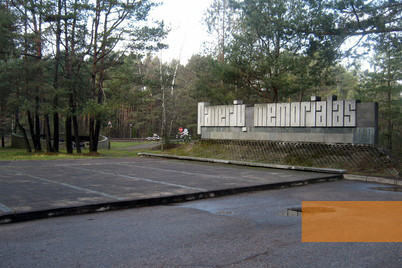 Image: Paneriai, 2011, Entrance to the memorial site, Stiftung Denkmal