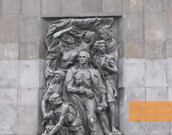 Image: Warsaw, 2005, Detailed view of the memorial, Stiftung Denkmal, Jürgen Lillteicher