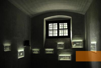 Image: Begunje, 2010, Exhibition in one of the former cells, Darrell Godliman