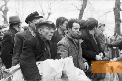 Image: Ioannina, 1944, Group of Jewish men from Ioannina shortly before their deportation to Larissa, Bundesarchiv, Bild 101I-179-1575-09, Wetzel