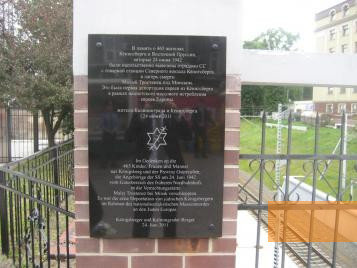 Image: Kaliningrad, 2011, German-Russian memorial plaque, Stiftung Denkmal