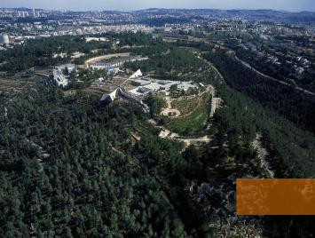 Image: Jerusalem, undated, Aerial view of the memorial premises, Yad Vashem