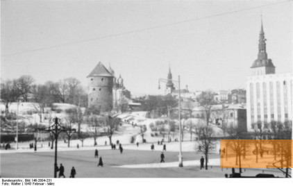 Image: Tallinn, 1943, View from Freedom Square, Bundesarchiv, Bild 146-2004-231, Walter
