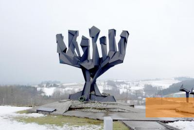 Bild:Mauthausen, 2009, Das israelische Denkmal von 1976, Ronnie Golz