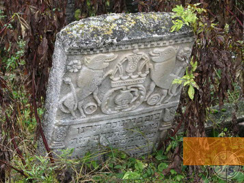 Image: Busk, undated, Gravestone on the Jewish cemetery, Obyedinennaya evreyskaya obchtchina ukrainy, Yevgenniy Shnayder