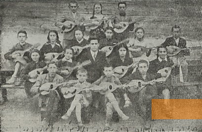 Image: Ratne, 1936, Mandolin group of a Jewish school, Yizkor Book