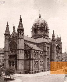 Image: Hanover, about 1900, Synagogue of the Jewish community of Hanover, Historisches Museum Hannover