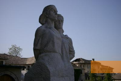 Image: Gjirkokastra, 2008, Memorial to Bule Naipi and Persefoni Kokëdhima, Richard Schofield