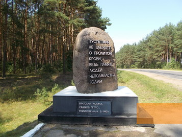 Image: Glubokoye, 2013, Memorial from 1964 in Borok, avner