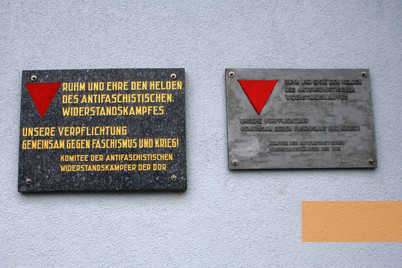 Image: Słońsk, 2015, Memorial plaques from the GDR, Stiftung Denkmal