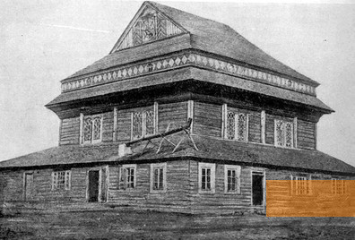 Image: Iwye, about 1900, Former Synagogue, public domain