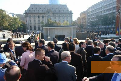 Image: Bucharest, 2009, Opening of the memorial on October 8, Stiftung Denkmal