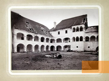 Image: Kerestinec, 1880, The damaged inner yard of the later concentration camp, Ministry for Culture, Republic of Croatia