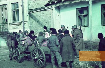 Image: Chișinău, October 1941, Romanian soldiers during the »resettlement« of Jews, Westermann Unternehmensarchiv