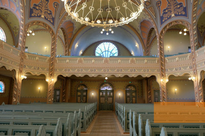 Image: Subotica, 2019, Interior view of the synagogue, Attila Rajnai