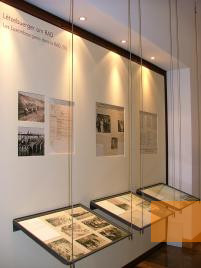 Image: Luxembourg-Hollerich, 2006, View of the exhibit on the deportation of the Luxembourg Jews, Andreas Pflock