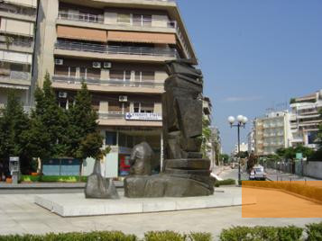 Image: Larissa, 2004, Rear view the Holocaust memorial, Alexios-Nikolaos Menexiadis.
