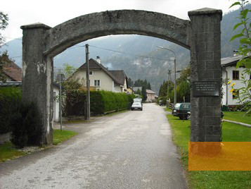 Image: Ebensee, 2009, Former entrance gate of the concentration camp, Marco Steiner