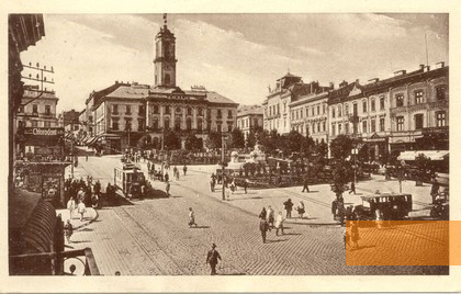 Image: Czernowitz, about 1900, Historical view of the town hall, Photo archive Helmut Kusdat, Vienna