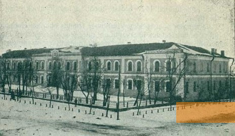 Image: Edineț, undated, The technical university on an old photo of the city, public domain