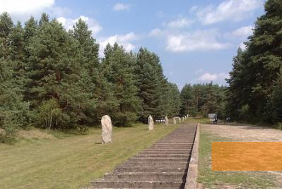 Image: Treblinka, 2010, Symbolic train tracks made of concrete, Henri Saarikoski