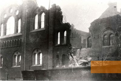 Bild:Wien, 1938, Abriss einer Synagoge nach dem Novemberpogrom, Dokumentationsarchiv des österreichischen Widerstandes