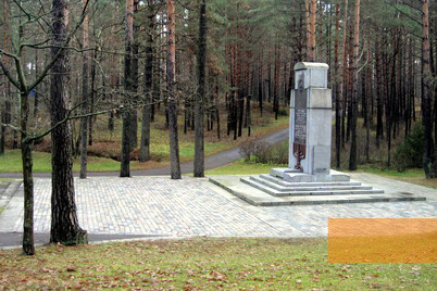 Bild:Ponary, 2011, Ansicht des jüdischen Denkmals, Stiftung Denkmal