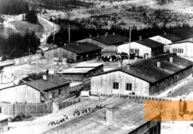 Image: Hodonín, 1943, Barracks at the »Hodonín Gypsy Camp«, Archiv Muzea romské kultury