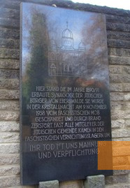 Image: Eberswalde, 2012, Memorial plaque from the GDR era, Christine Wolter
