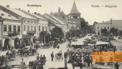 Image: Drohobytsch, around 1905, Postcard, Tomasz Wiśniewski