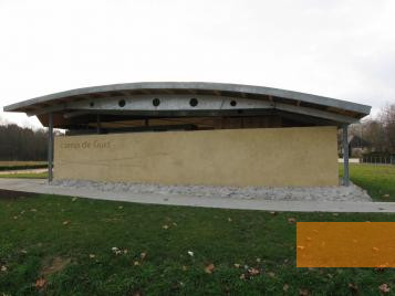 Image: Gurs, 2007, Reception building at the memorial, Jean Michel Etchecolonea