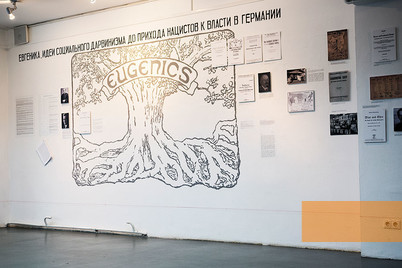 Image: Minsk, 2016, View of the exhibition on the murder of patients in occupied Belarus, ECLAB, Aleksandra Kononchenko