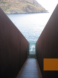 Image: Portbou, 2013, A portrait of Walter Benjamin at the end of the corridor, Awersowy