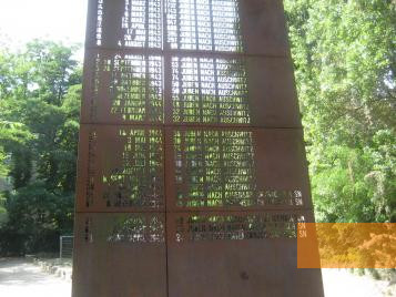 Bild:Berlin, 2010, Daten der Deportationen aus Berlin, Stiftung Denkmal