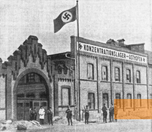 Image: Osthofen, 1933, Exterior view of the concentration camp, Förderverein Projekt Osthofen e.V.