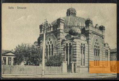 Bild:Sofia, o.D., Historische Aufnahme von der Synagoge, Stiftung Denkmal