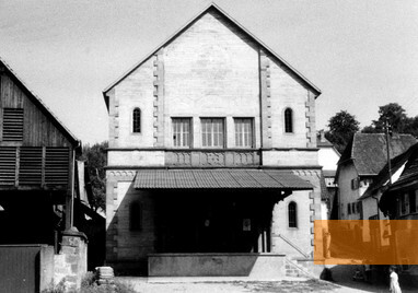 Image: Kippenheim, 1956, Condition of the former synagogue used as a warehouse, Förderverein ehemalige Synagoge Kippenheim