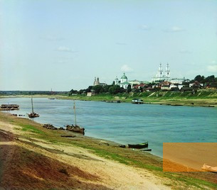 Image: Polotsk, 1912, Polotsk at the River Dvina, Sergei Prokudin-Gorski