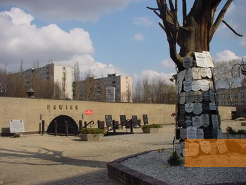 Image: Warsaw, 2002, Memorial tree, which has since been replaced by a bronze replica, Boris Kester