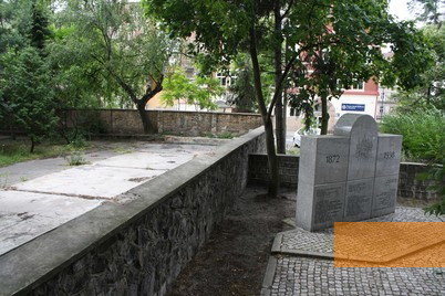 Image: Wrocław, 2014, New Synagogue Memorial and some of the remaining walls of the building, Stiftung Denkmal 