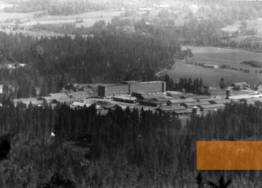 Image: Eiksmarka, 1940s, View of the camp premises, Norges Hjemmefrontmuseum
