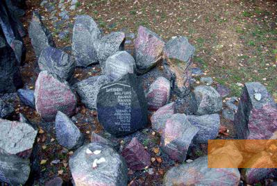 Image: Rumbula, 2009, Granite stones with the names of victims, Ronnie Golz