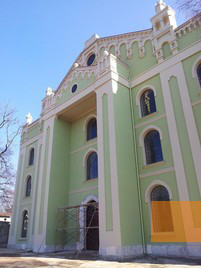 Bild:Drohobytsch, 2015, Ansicht der Synagoge während ihrer Restaurierung, Bartłomiej Michałowski