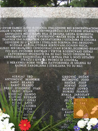 Image: Kerestinec, 2010, Detail of the memorial plaque, Tamara Banjeglav