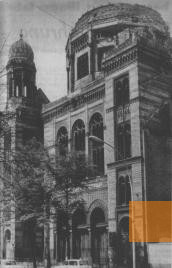 Bild:Berlin, Juni 1988, Die Ruine der Neuen Synagoge, Neues Deutschland