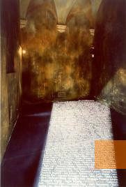 Image: Bologna, undated, Memorial room to the victims of the Holocaust, Museo Ebraico di Bologna