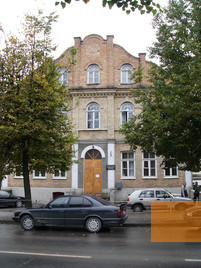 Bild:Panevėžys, 2005, Museum und Sitz der Jüdischen Gemeinde, Stiftung Denkmal, Nerijus Grigas 